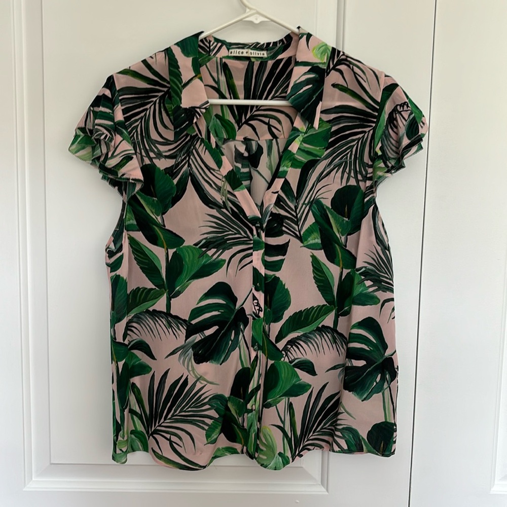 Alice + Olivia Silk blouse